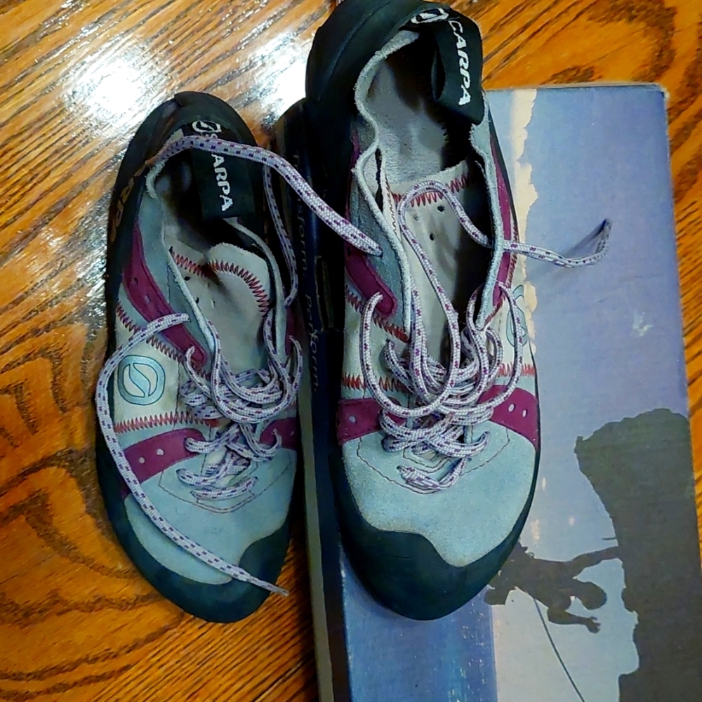 Size 5.5 Scarpa Climbing Shoes